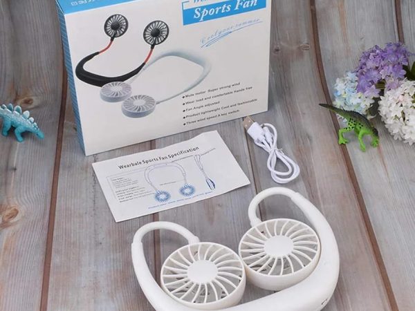 Portable USB Rechargeable Mini Fan – 360° Adjustable for Outdoor Summer Use